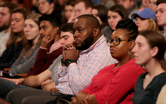 Bucknell University Division of Communications Tickets were free to hear journalist Anderson Cooper speak Tuesday night at Bucknell University's Weis Center for the Performing Arts.